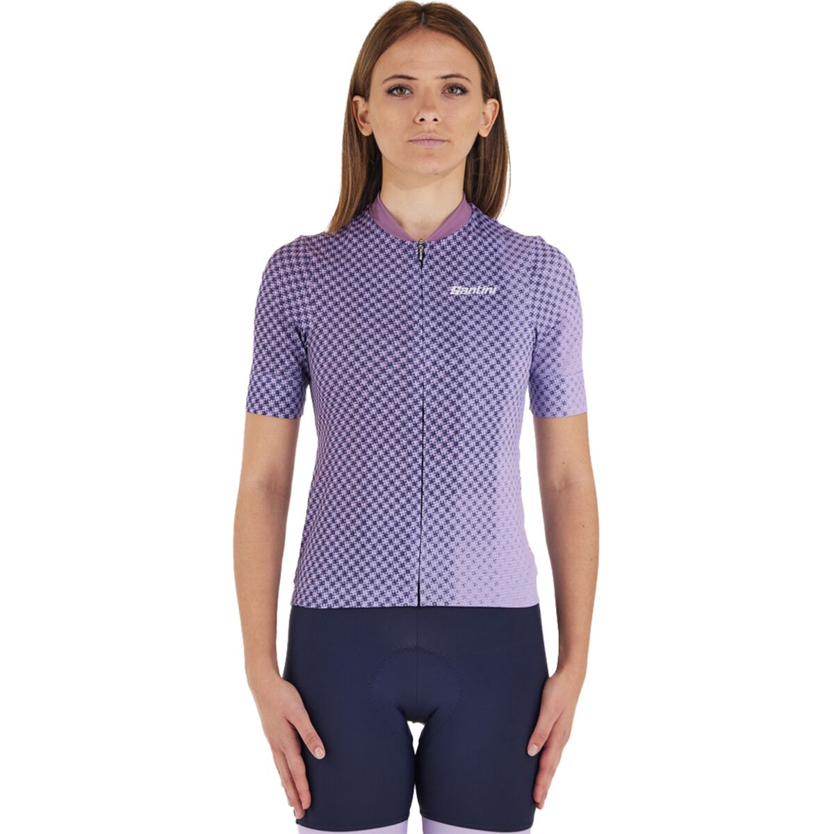Santini Santini Paws Forma Short-Sleeve Jersey - Women's Lilla, XS