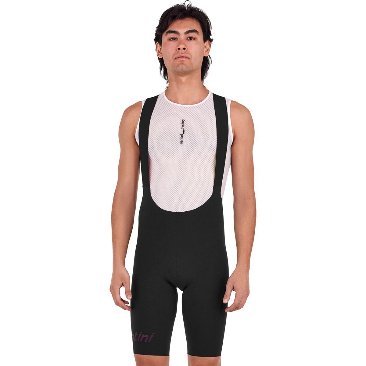 Image of Santini Unico Edge Bib Short - Men's Black, XL