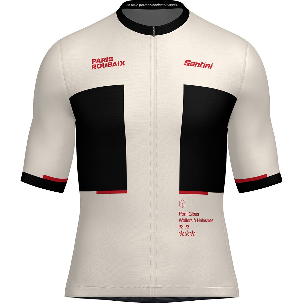 Santini Santini Paris Roubaix Short-Sleeve Jersey - Men's Paris Print, XL