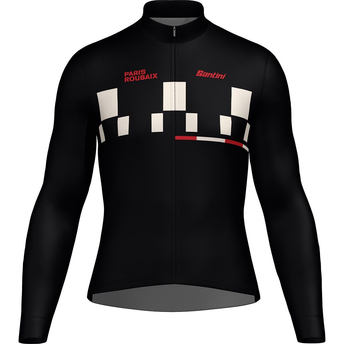 Santini Santini Paris Roubaix Thermal Long-Sleeve Jersey - Men's Paris Print, L