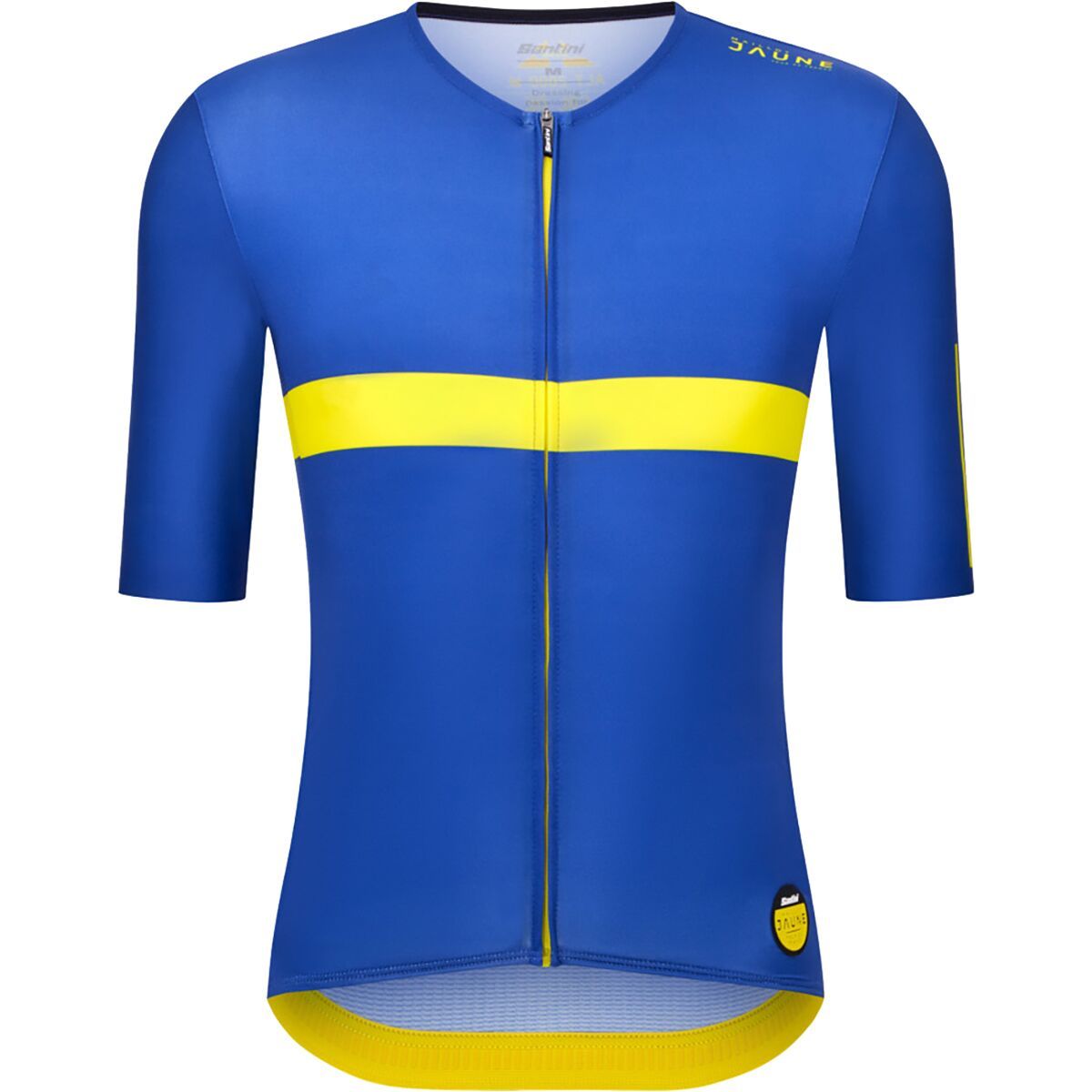 Image of Santini Maillot Jaune Col De La Madeleine Jersey - Men's Print, L