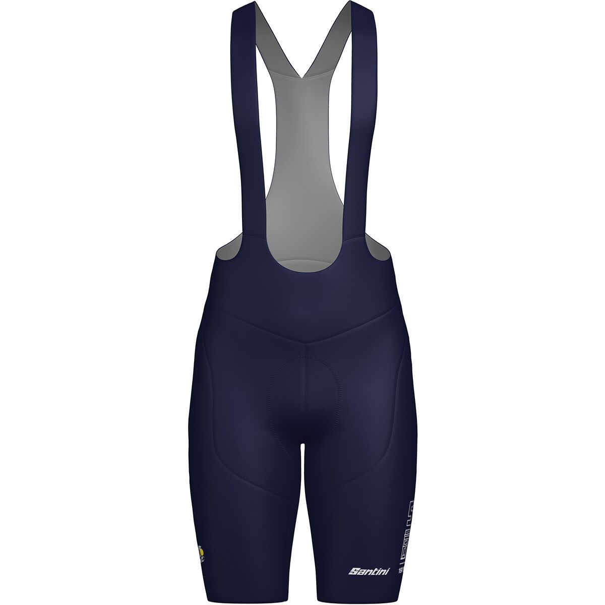 Image of Santini TDF Arrivee Arc De Triomphe Bib Short - Men's Marine Blue, XL