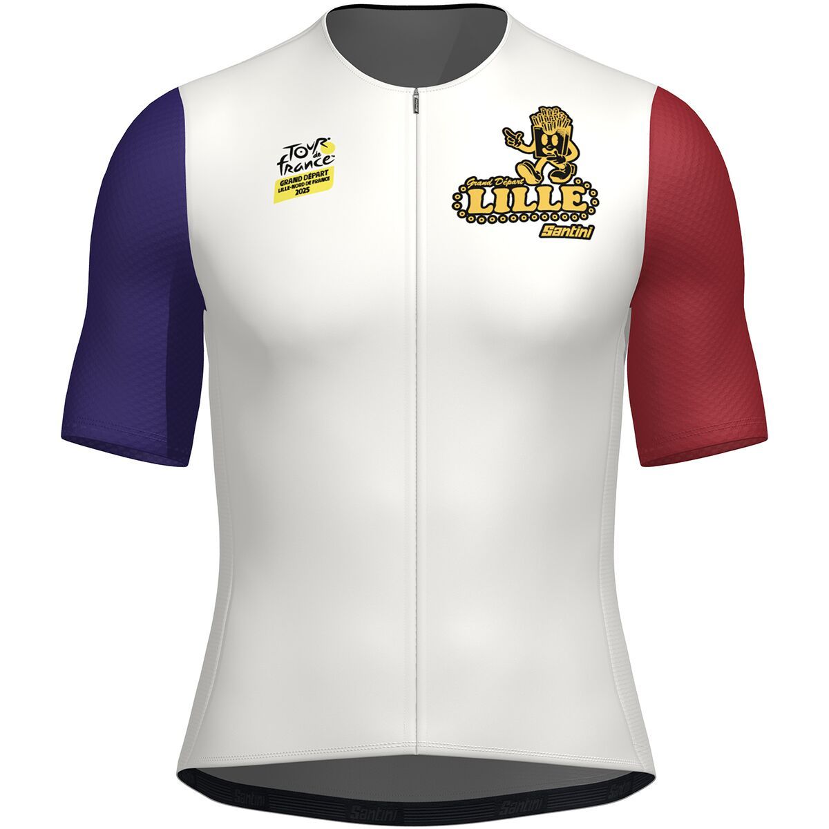 Image of Santini Tdf Grand Depart Lille Jersey - Men's Print, M