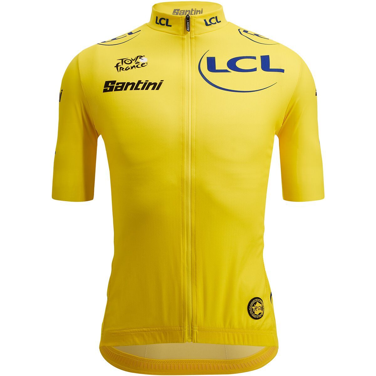 Image of Santini Tour de France Fan Line Yellow Jersey - Men's Giallo, XL
