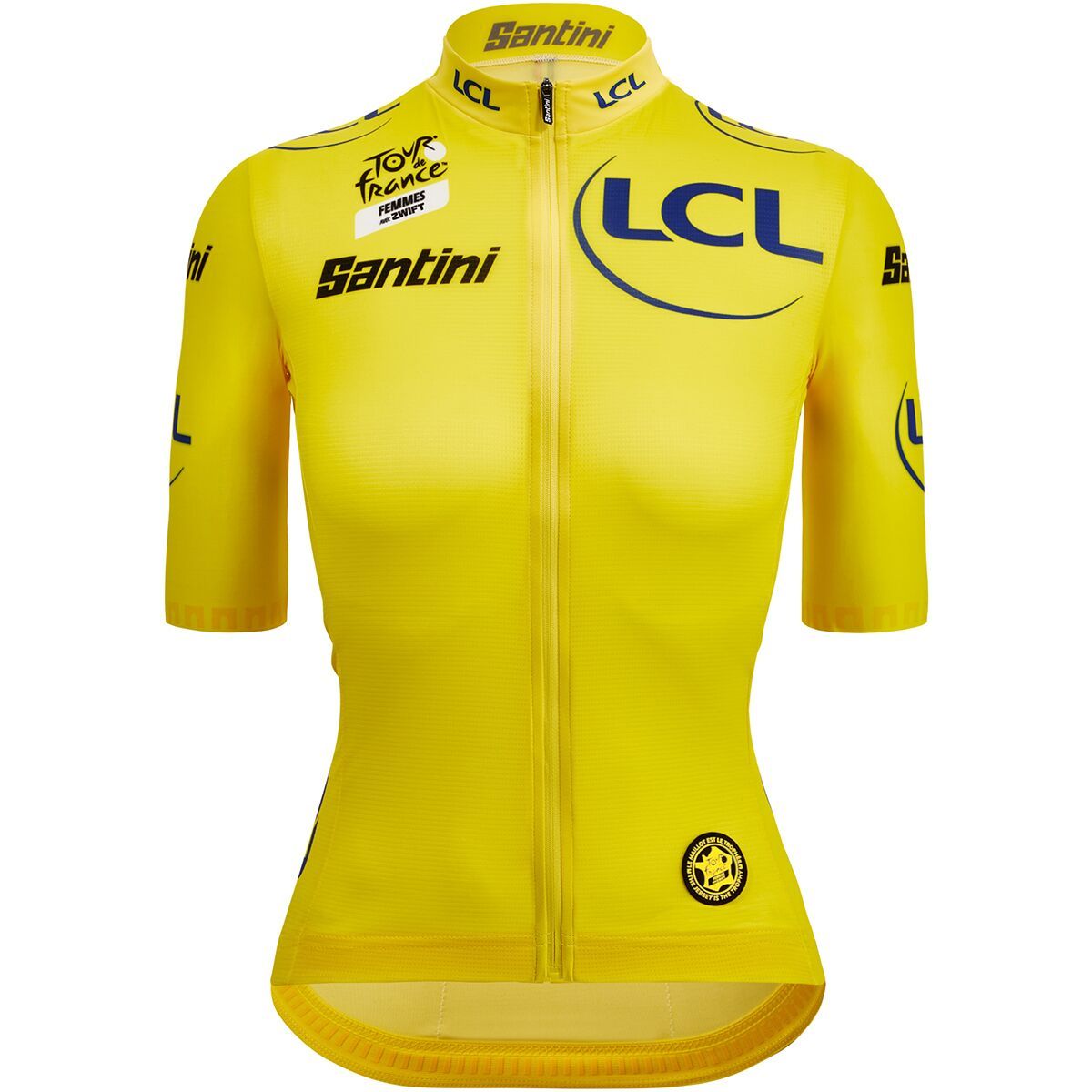 Image of Santini Tour de France Femmes Avec Zwift Yellow Jersey - Women's Giallo, XL