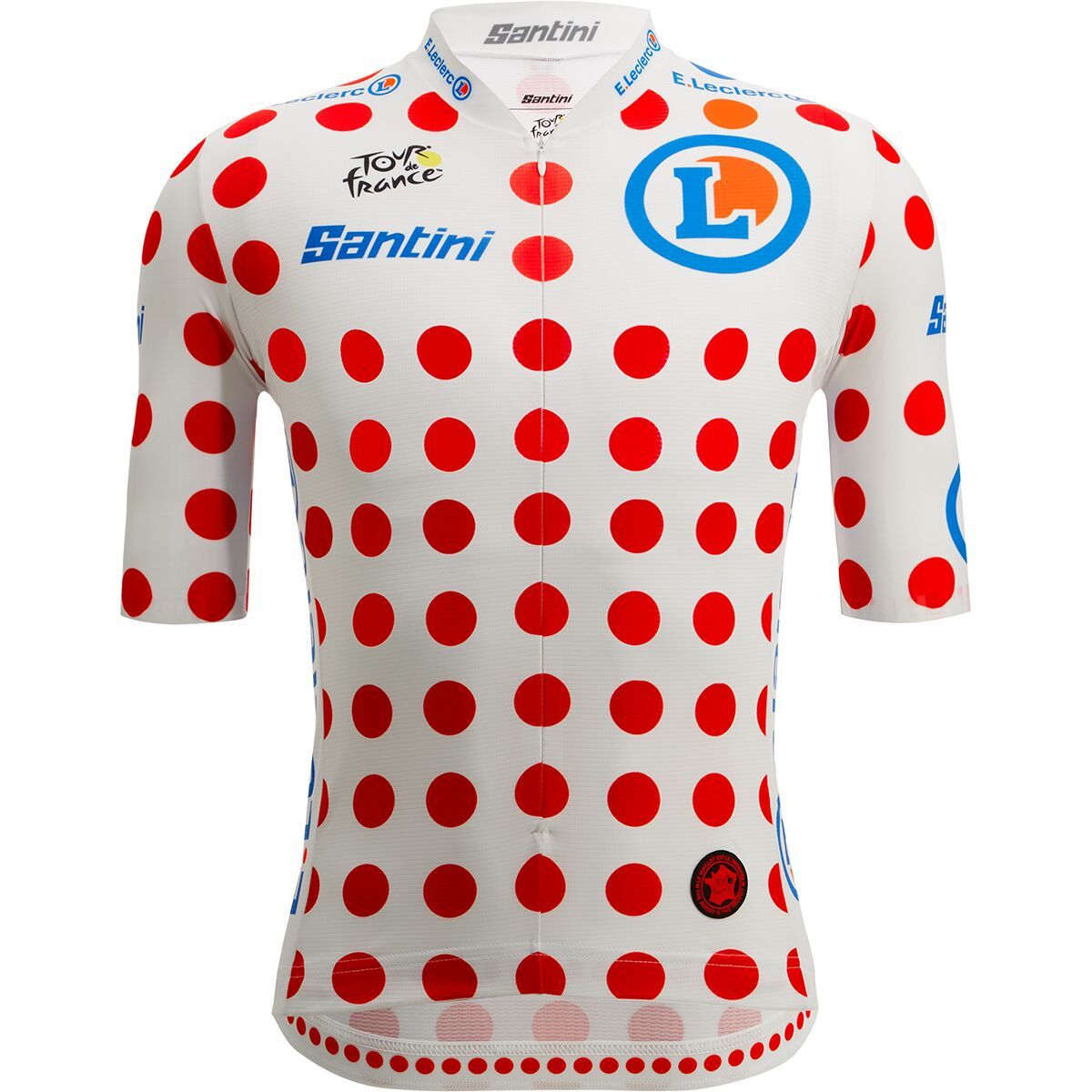Image of Santini Tour de France Official Polka Dot Jersey - Men's Pois, M