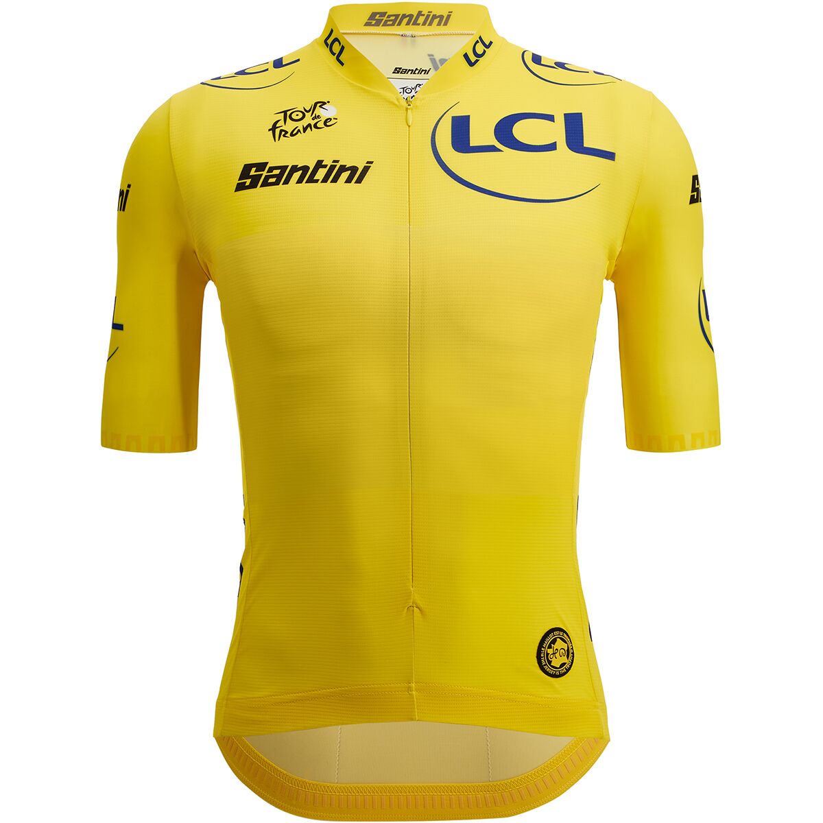 Image of Santini Tour de France Official Yellow Jersey - Men's Giallo, S