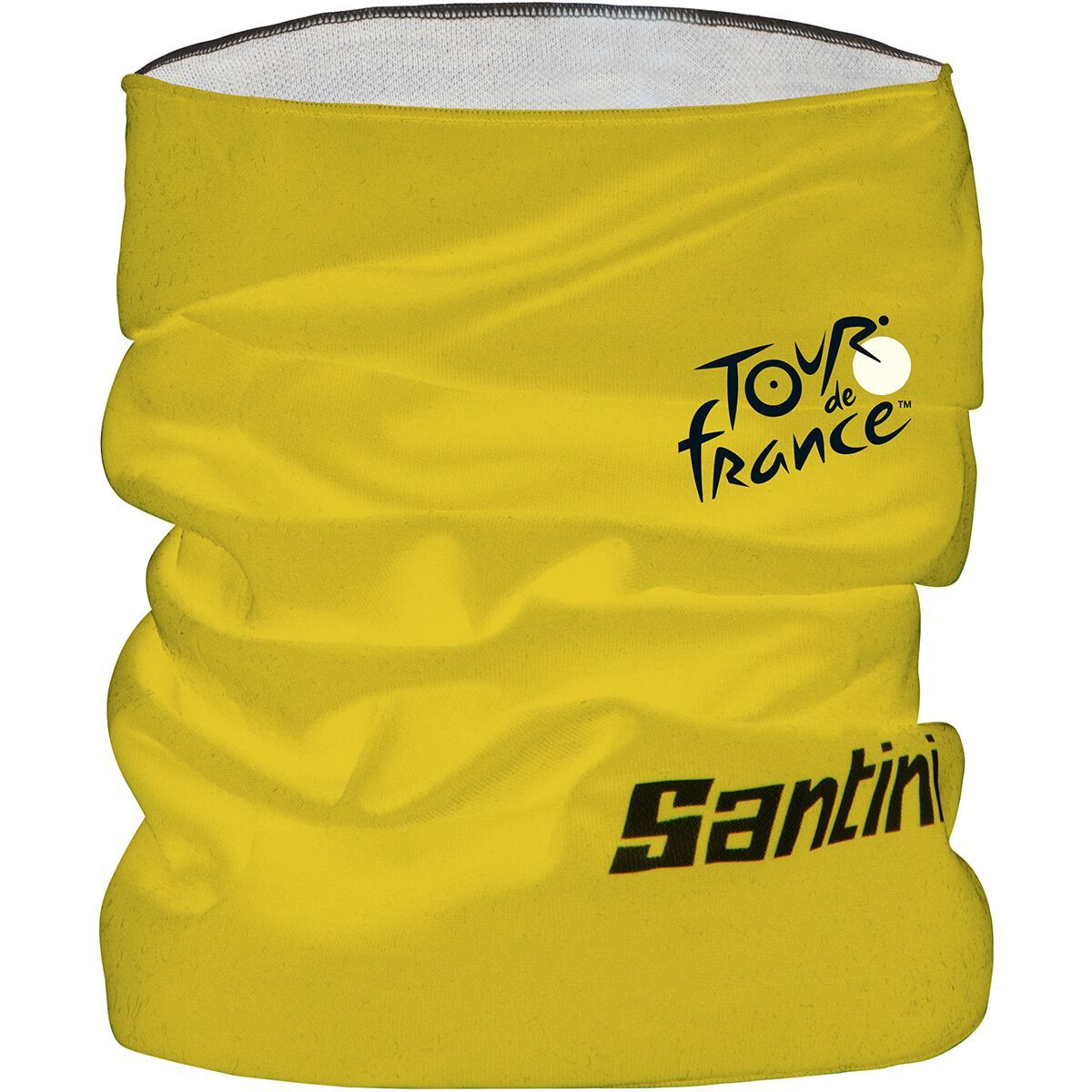 Image of Santini Tour de France Yellow Jersey Neck Warmer Giallo, One Size