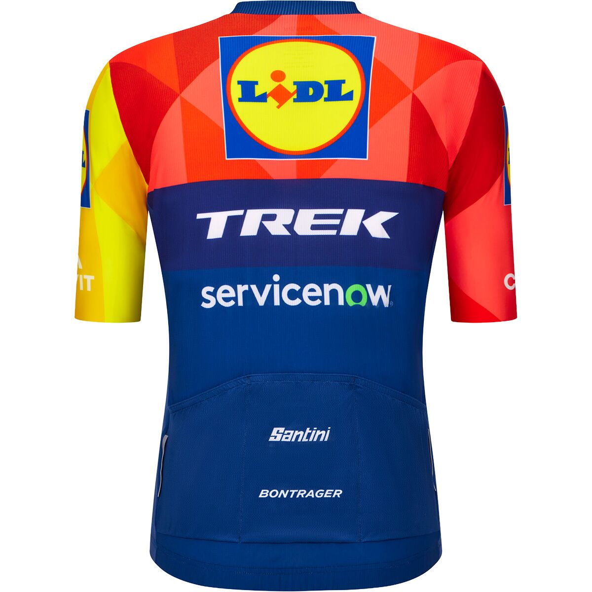 Santini Lidl Trek Replica Short-Sleeve Jersey - Men's - Bike