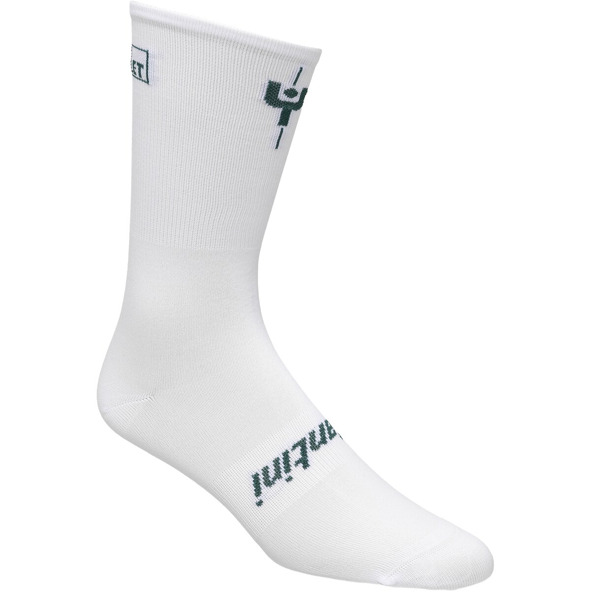 Image of Santini Col de Tourmalet Cycling Sock Bianco, XL