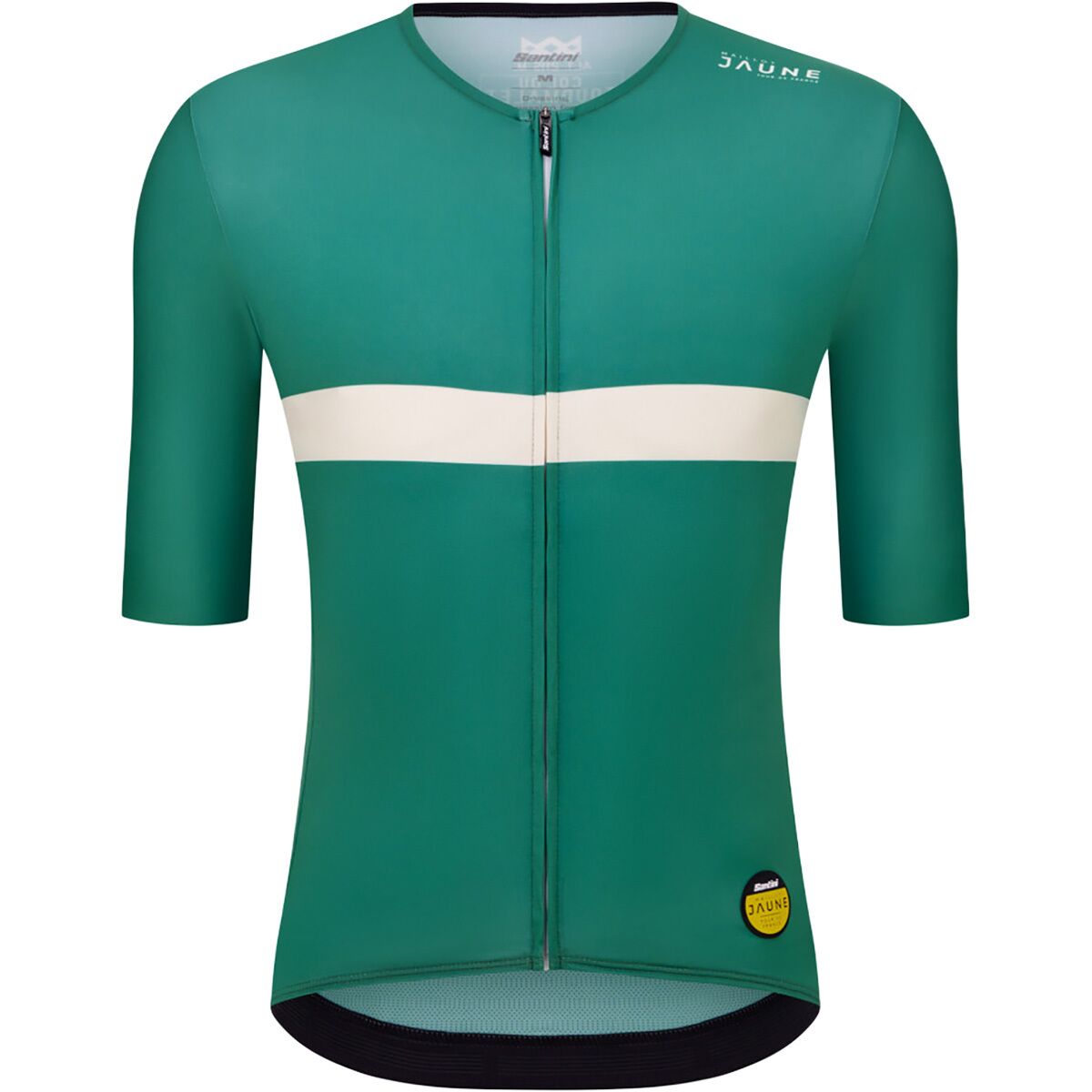 Image of Santini Col de Tourmalet Short-Sleeve Jersey - Men's Verde, L