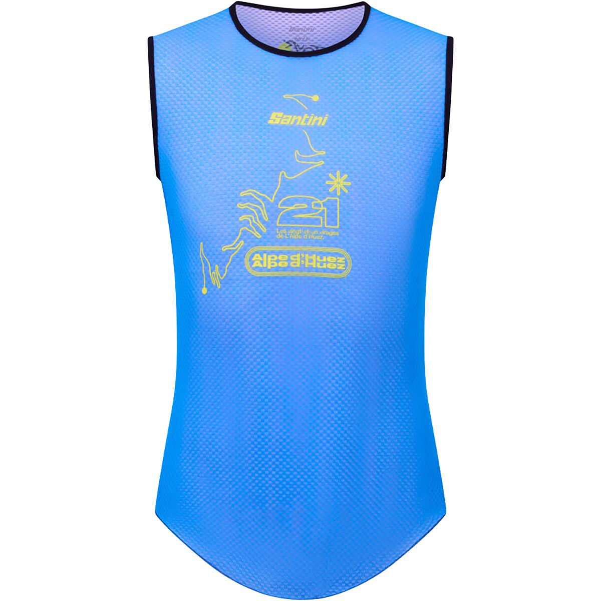 Santini Santini TDF Alpe D'Huez Baselayer - Men's Lilla/Lilac Purple, XL/XXL