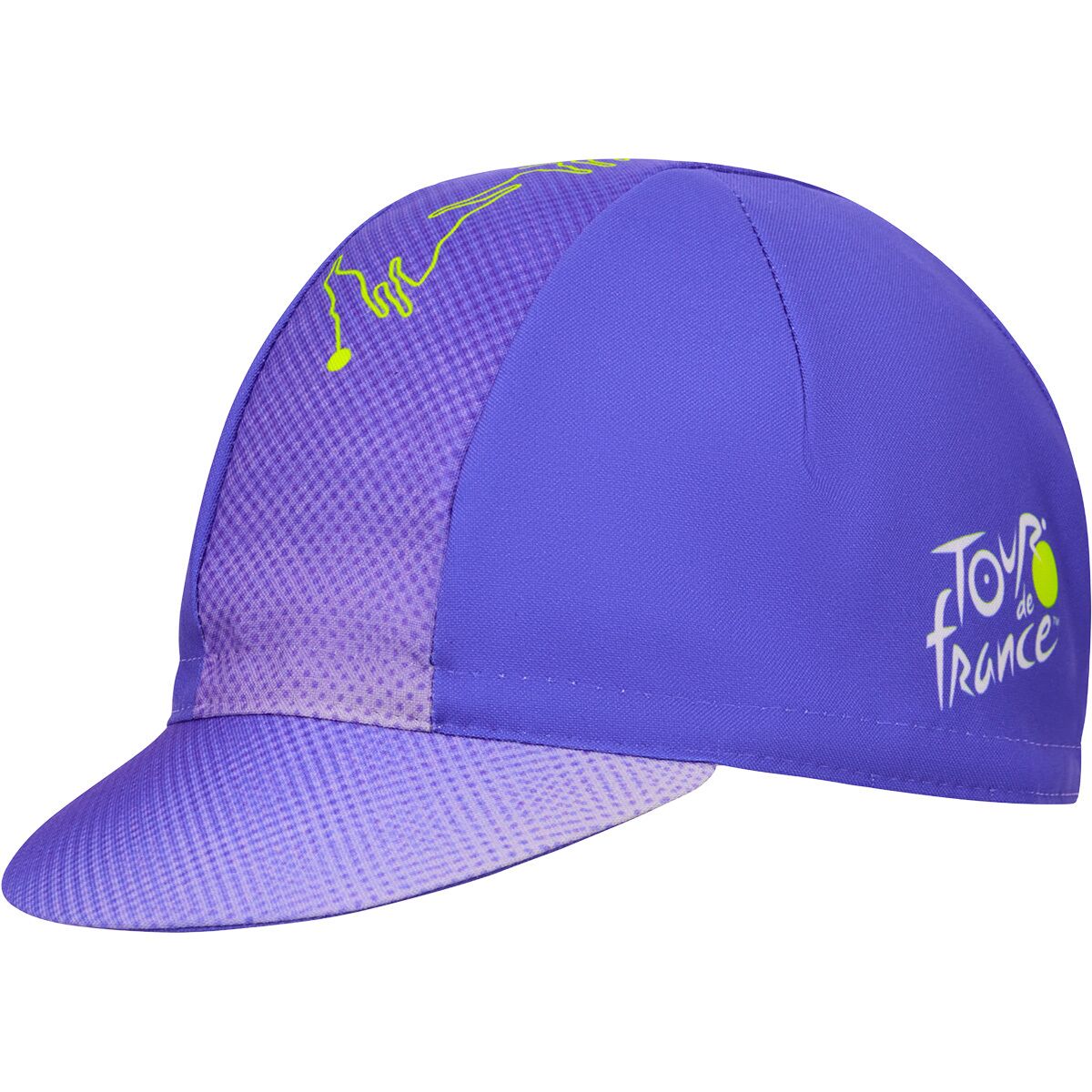 Santini Santini TDF Alpe D'Huez Cycling Cap Lilla/Lilac Purple, One Size