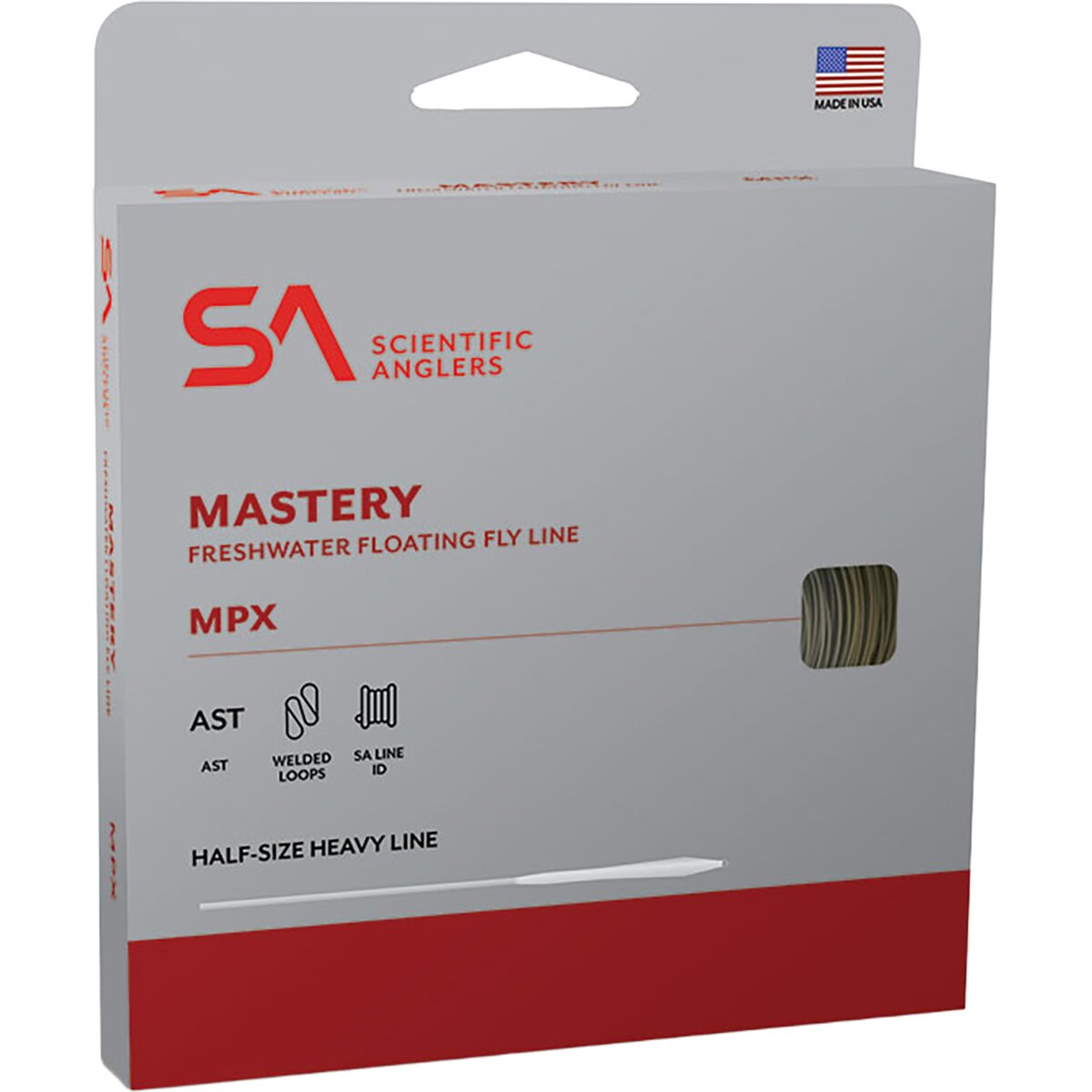 Image of Scientific Anglers Mastery Series MPX Taper Fly Line Amber/Willow, WF-3-F
