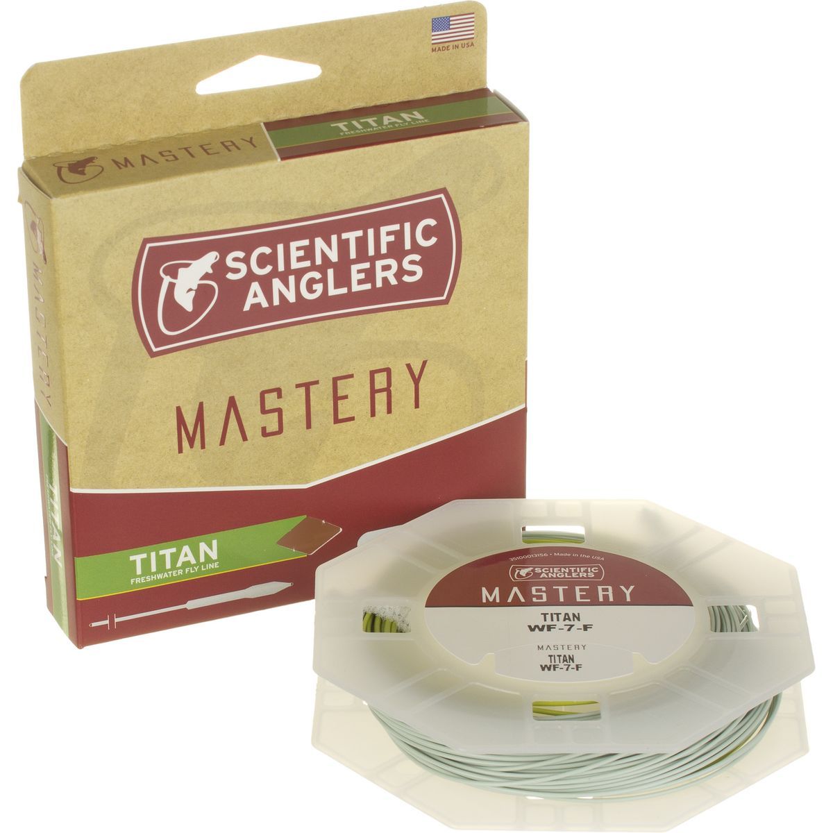 Scientific Anglers Mastery Textured Titan Taper Fly Line Blue/Green, WF-6-F