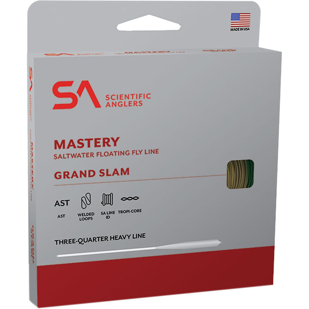 Image of Scientific Anglers Mastery Series Grand Slam Fly Line Light Blue/Aqua, WF-7-F