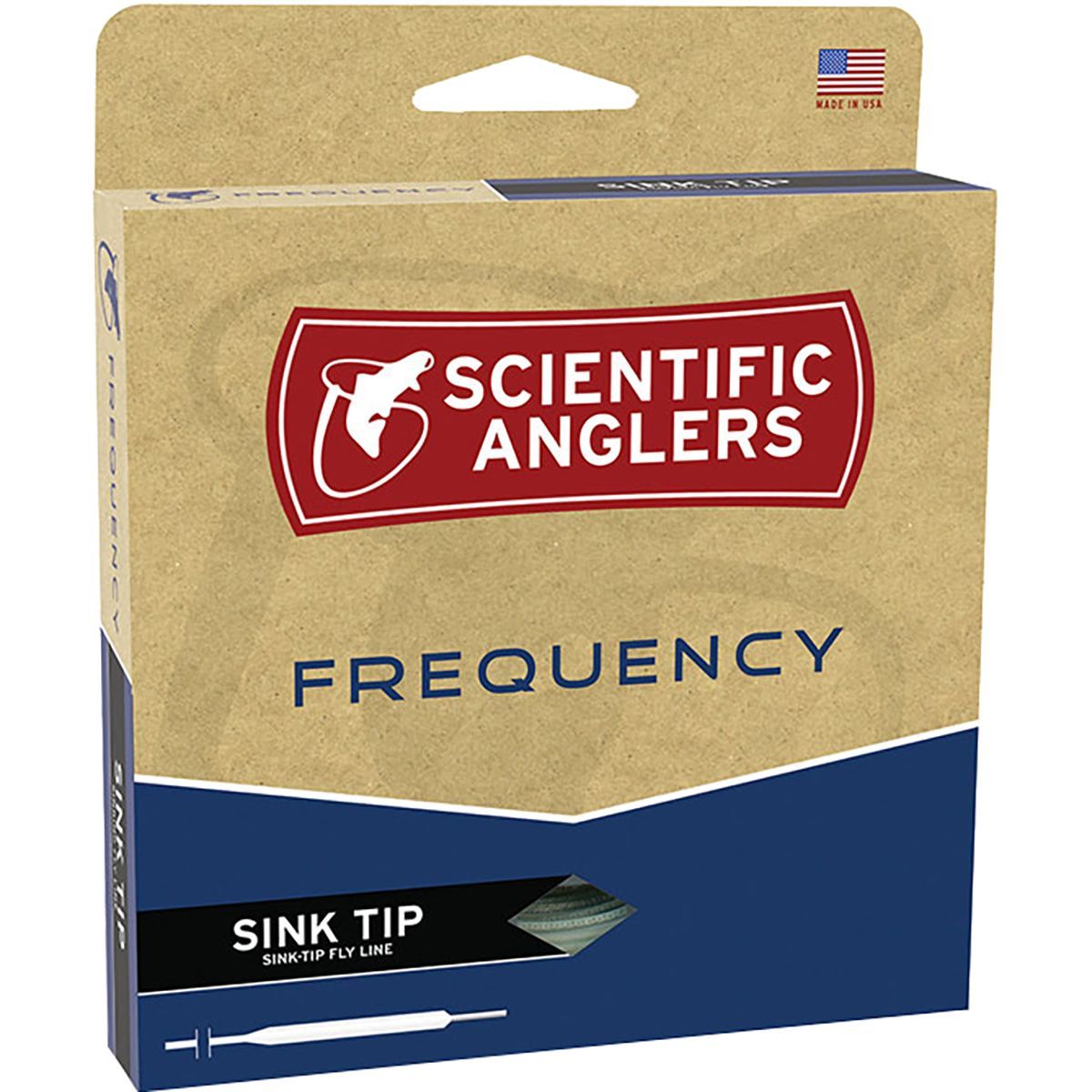 Scientific Anglers Frequency Sink Tip Fly Line Green Tip/Optic Yellow, WF-8-S