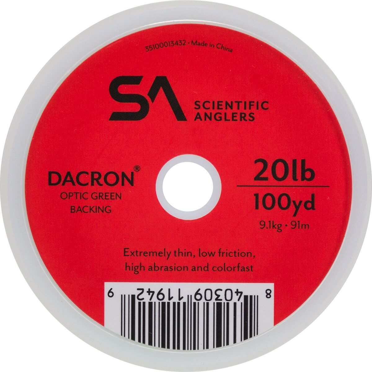 Image of Scientific Anglers Fly Line Backing - Dacron Optic Green, 20lb/100yd