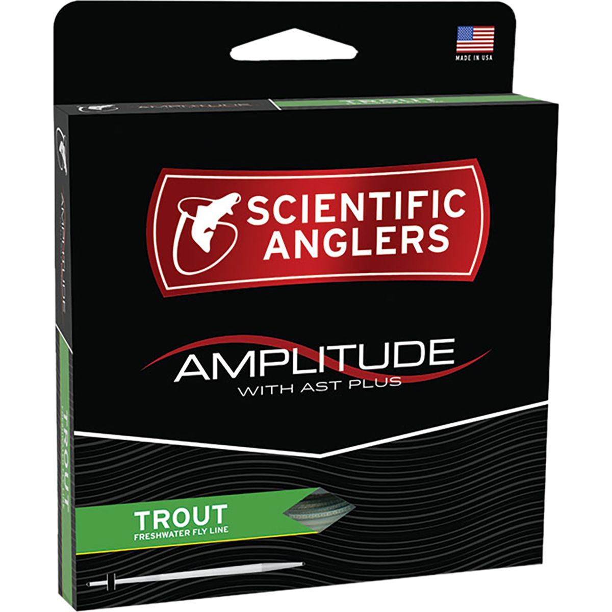Scientific Anglers Scientific Anglers Amplitude Trout Fly Line Celestial Blue/Bamboo/Blue Heron, WF-6-F