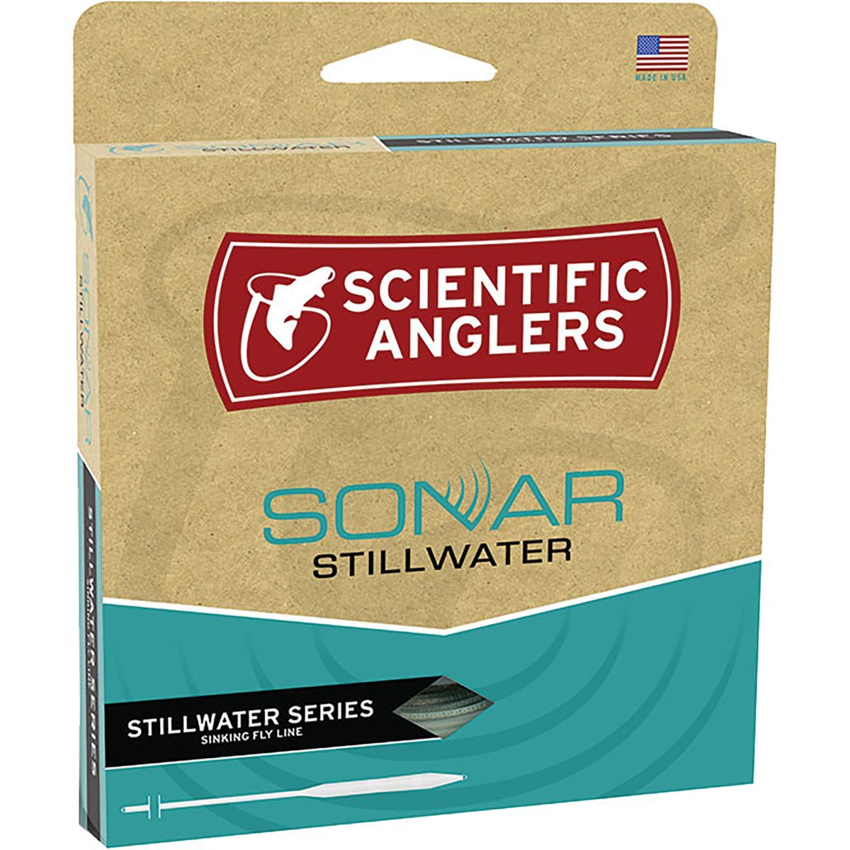 Image of Scientific Anglers Sonar Stillwater Emerger Tip Orange/Light Olive/Clear, WF-6-F/I