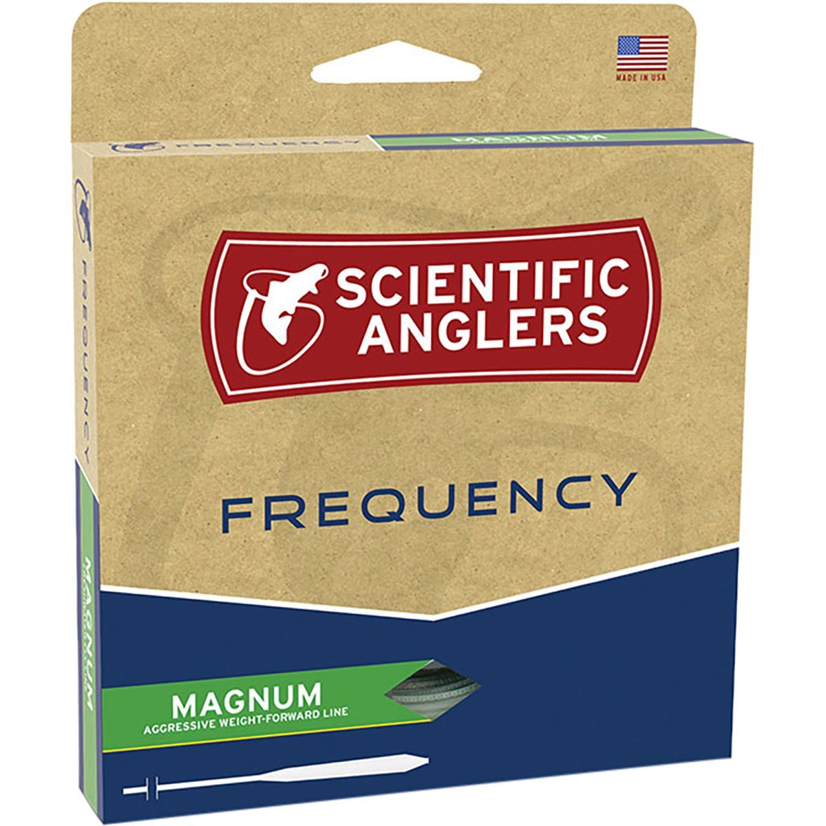 Scientific Anglers Frequency Magnum Glow Fly Line Ivory/Glow, WF-6-F