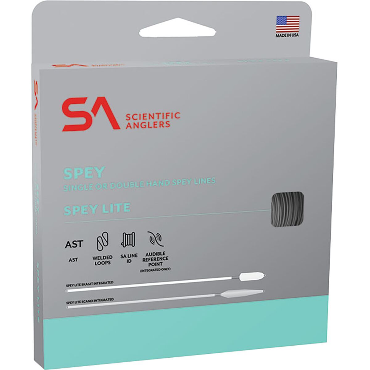 Image of Scientific Anglers Spey Lite Integrated Skagit Fly Line Horizon/Black/Horizon, 210 Grain