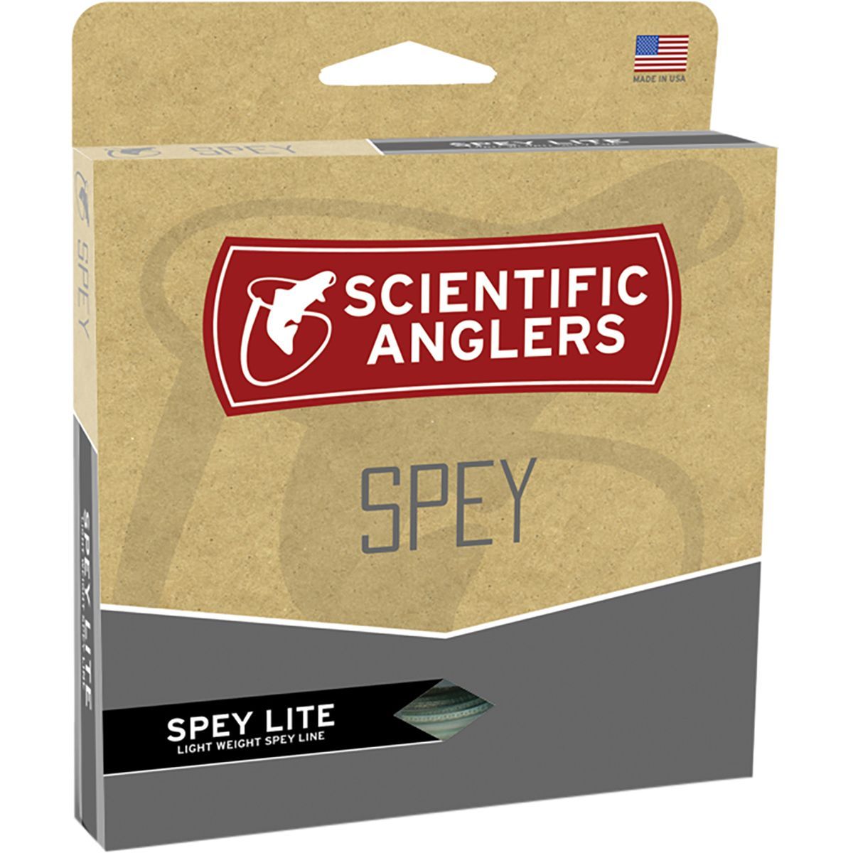 Scientific Anglers Spey Lite Integrated Skagit Fly Line Willow/Black/Willow, 330 Grain