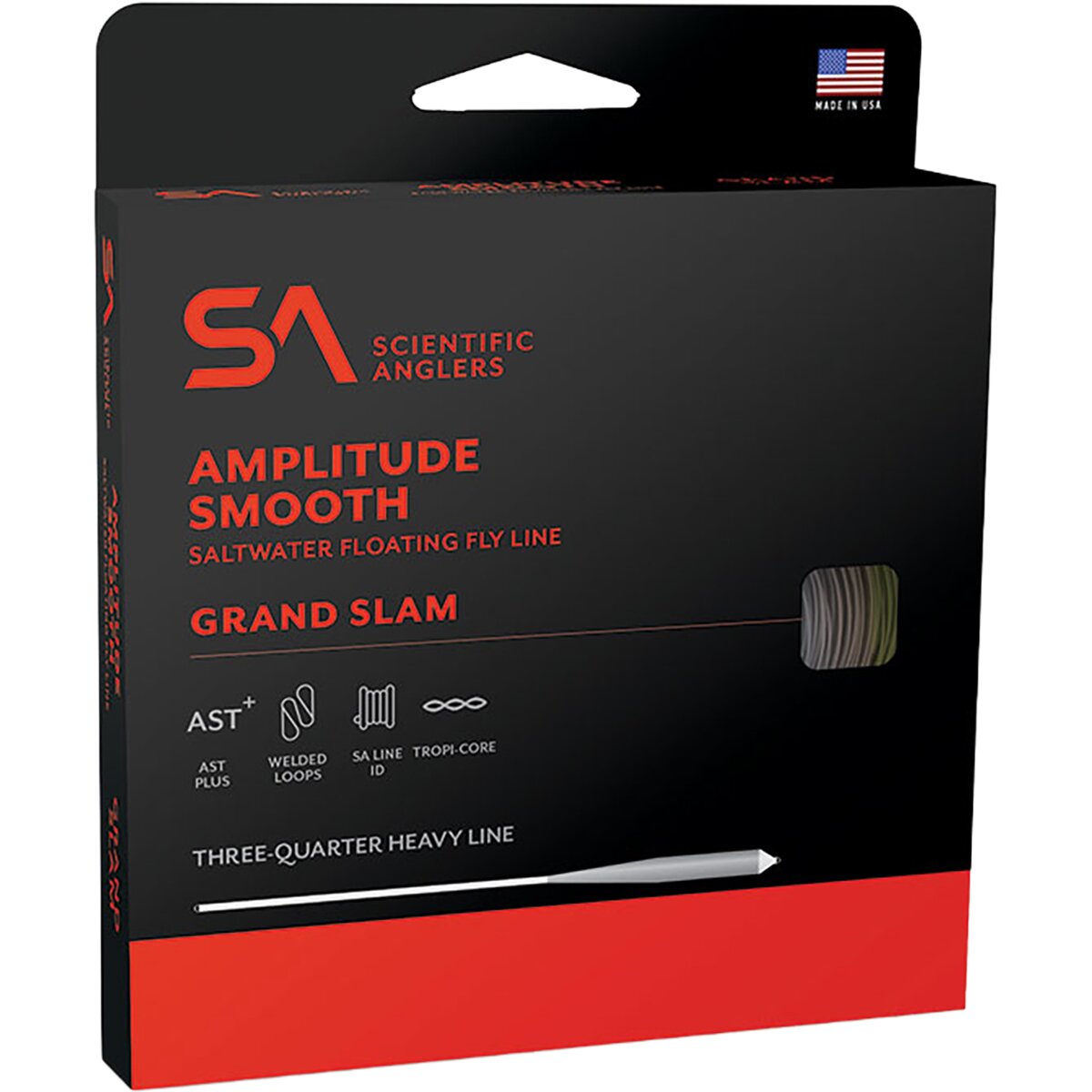 Image of Scientific Anglers Amplitude Smooth Grand Slam Taper Fly Line Pale Yellow/Sand/Horizon, WF-9-F