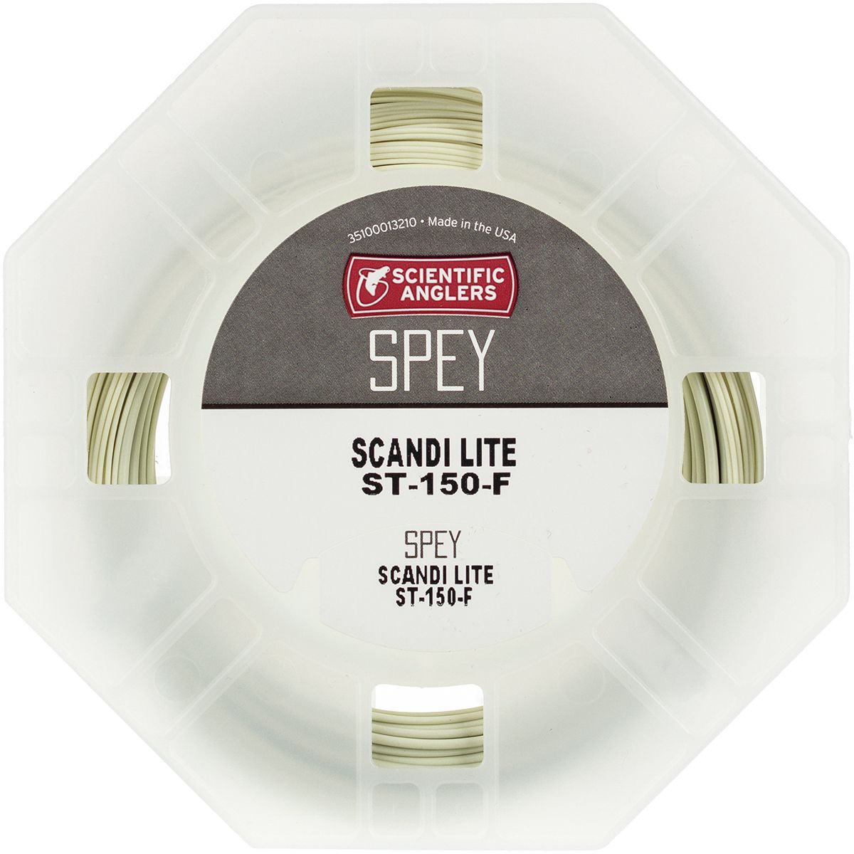 Scientific Anglers Spey Lite Integrated Scandi Fly Line Willow/Black/Willow, 360 grain