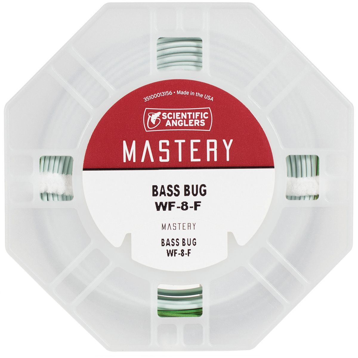Image of Scientific Anglers Bass Bug Taper Fly Line Frog Green/Shad Blue, WF- 8-F