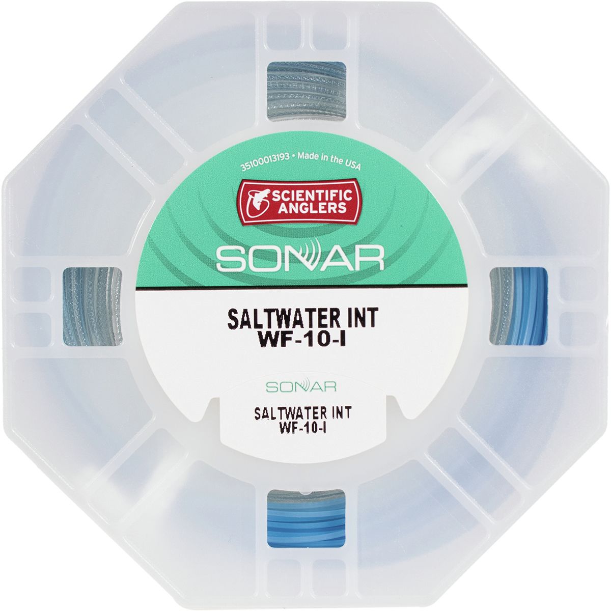 Scientific Anglers Scientific Anglers Sonar Saltwater Intermediate Fly Line Ocean Blue/Clear, WF-7-I
