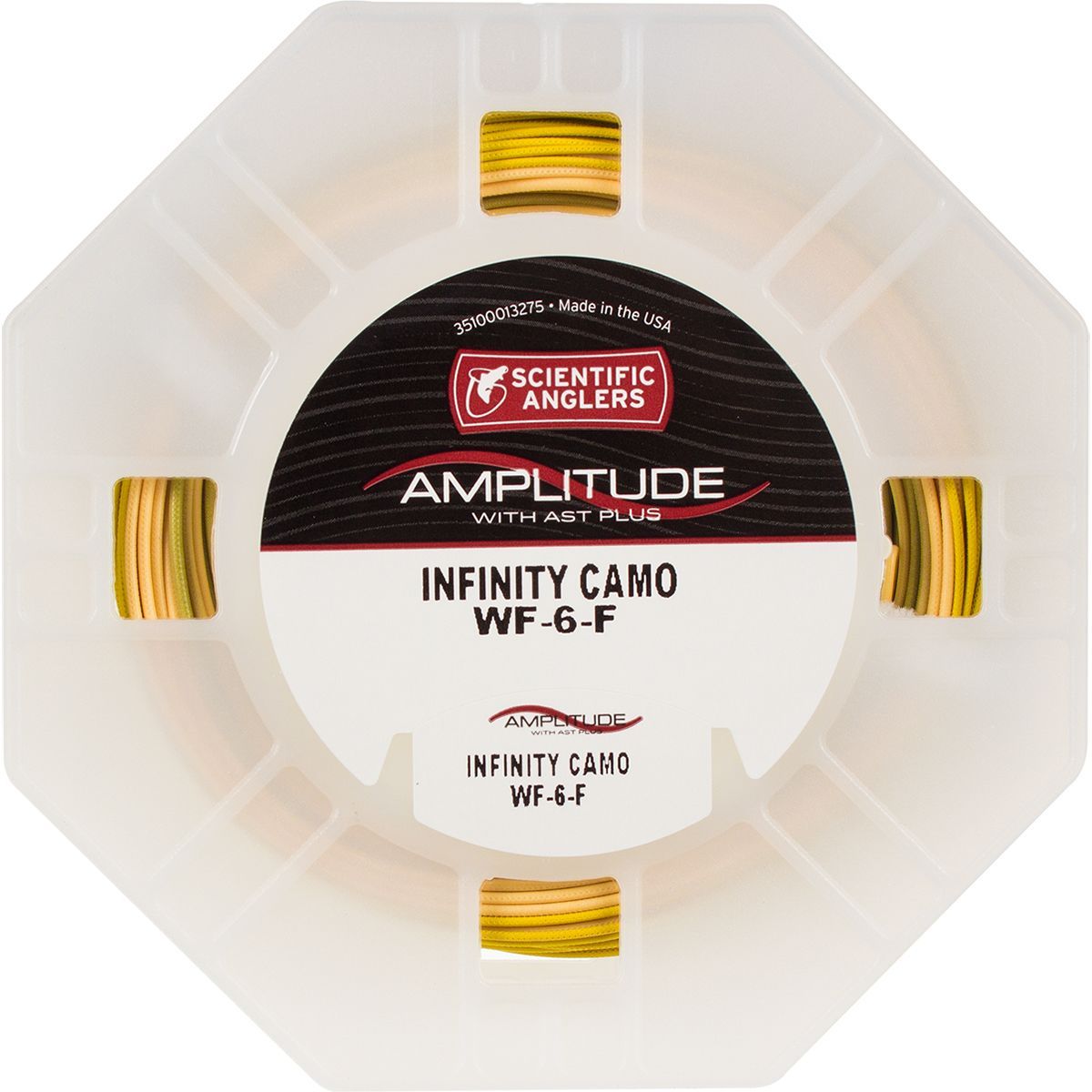 Image of Scientific Anglers Amplitude Infinity Textured Fly Line Bamboo/Buckskin/Dark Willow, WF6F