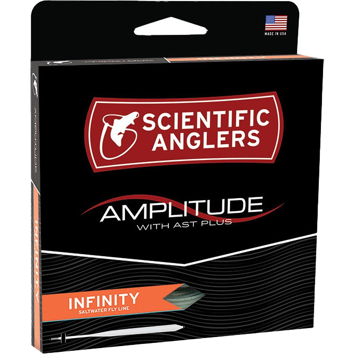Image of Scientific Anglers Amplitude Infinity Salt Fly Line Black/Sand/Horizon, WF8F