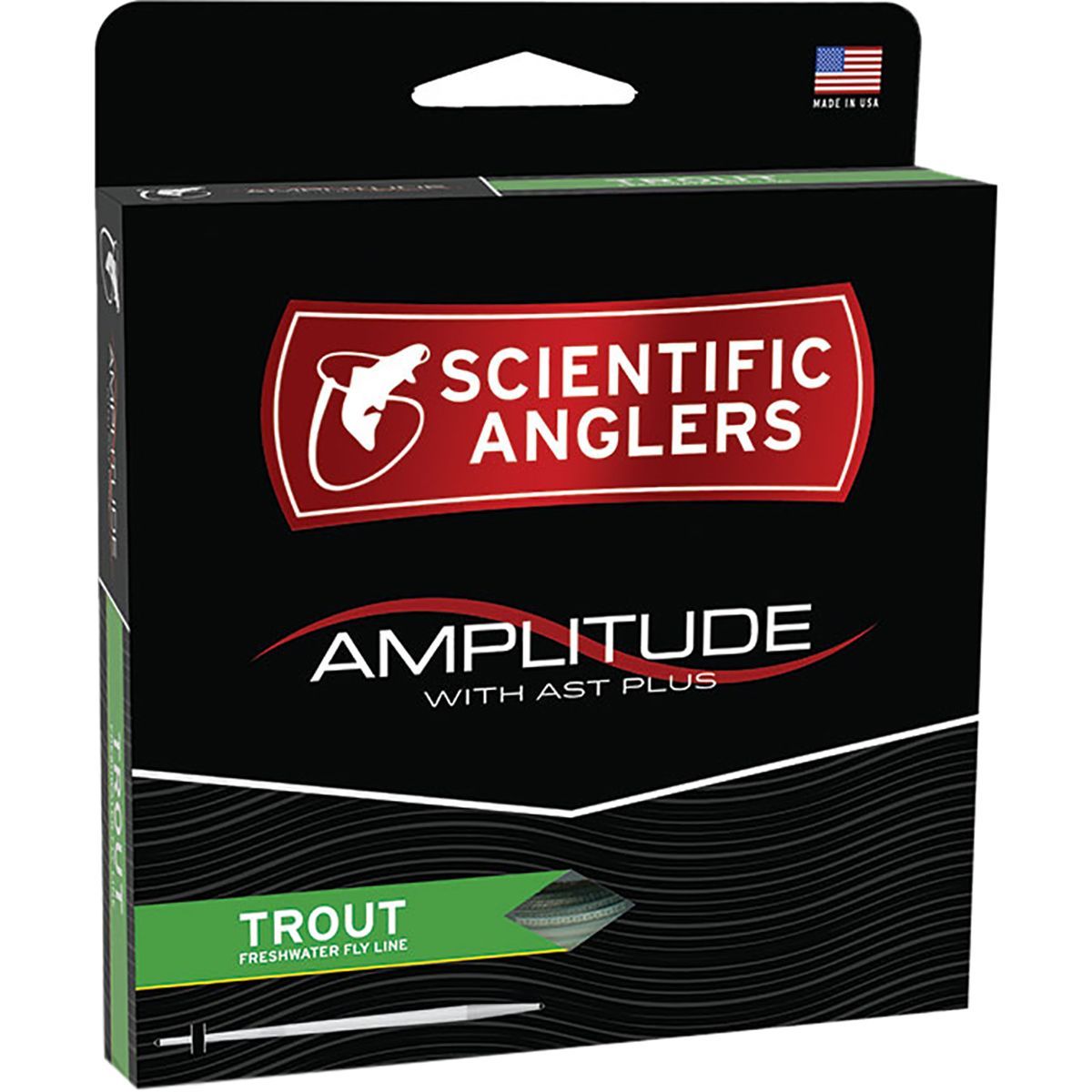 Scientific Anglers Amplitude Trout Taper Fly Line Moss/Mist Green/Willow, WF3F