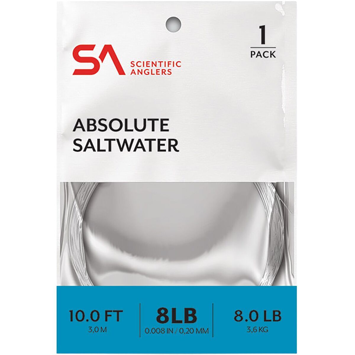 Image of Scientific Anglers Absolute Saltwater 10-Foot Leader Clear, 20lb