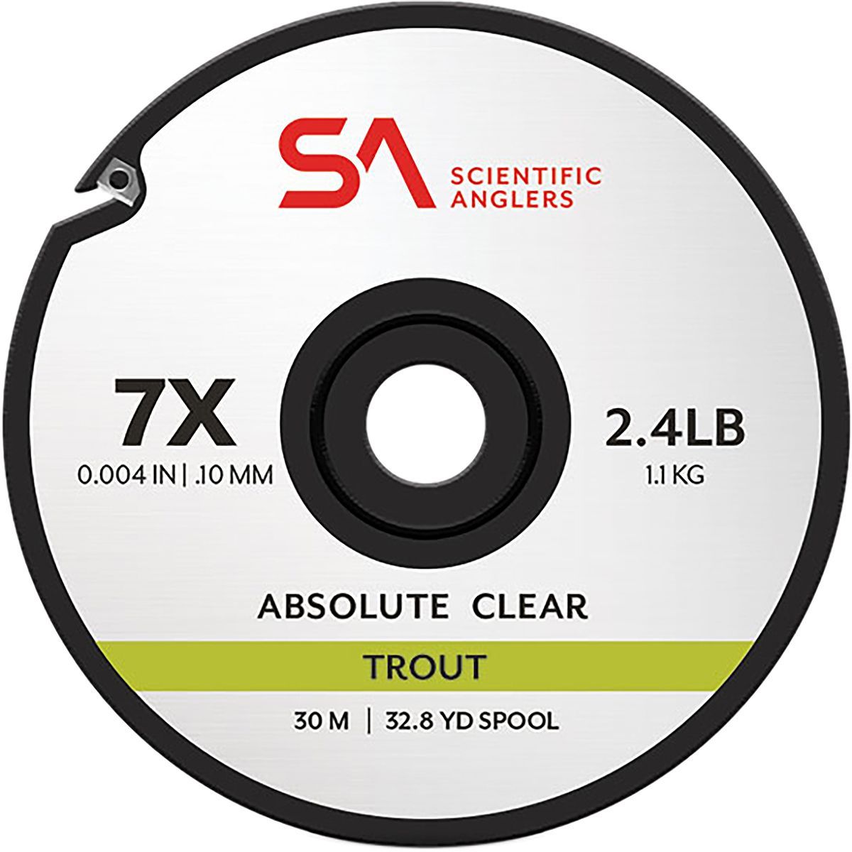 Scientific Anglers Absolute Trout Tippet Clear, 3x