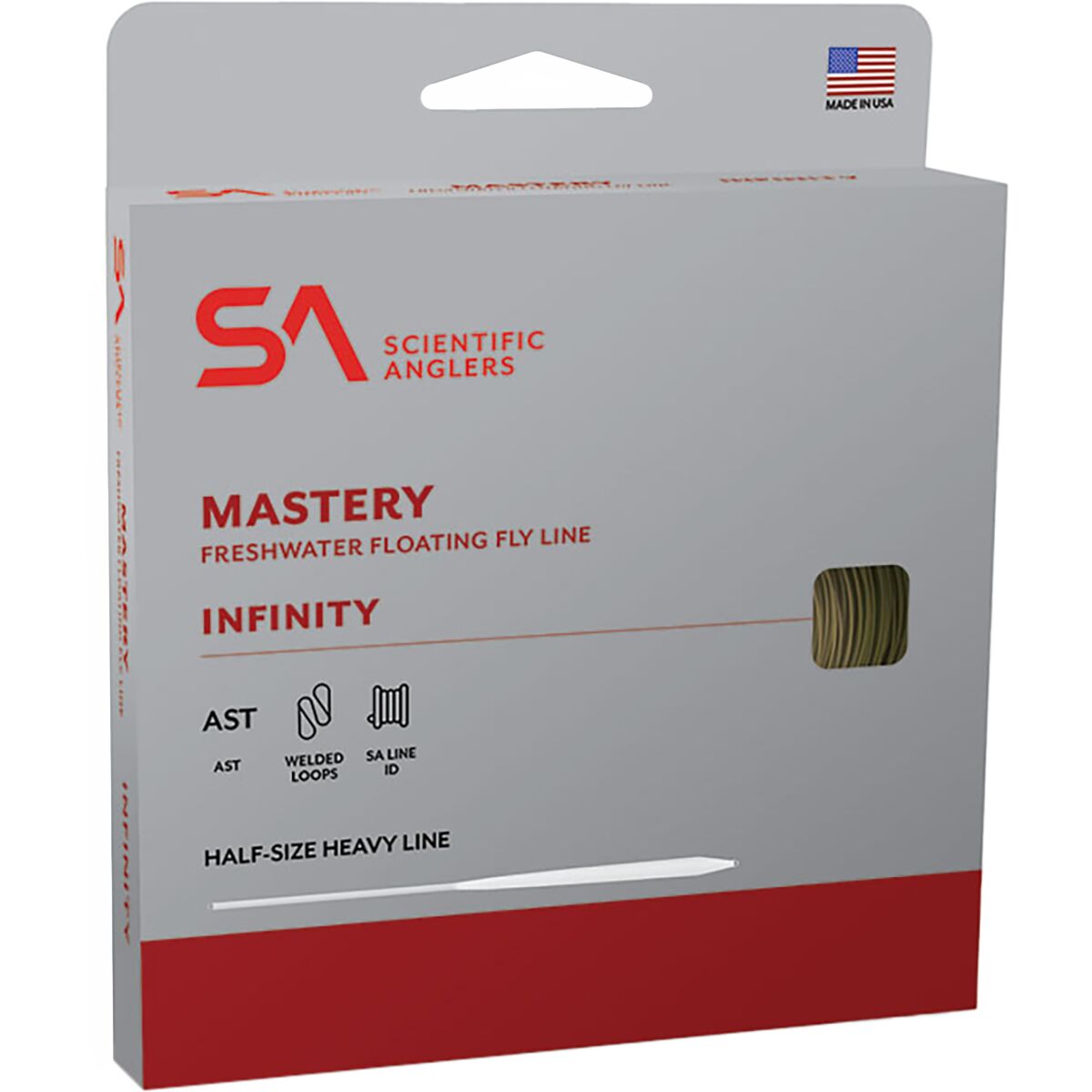 Image of Scientific Anglers Mastery Infinity Fly Line Bamboo/Buckskin, WF- 4-F