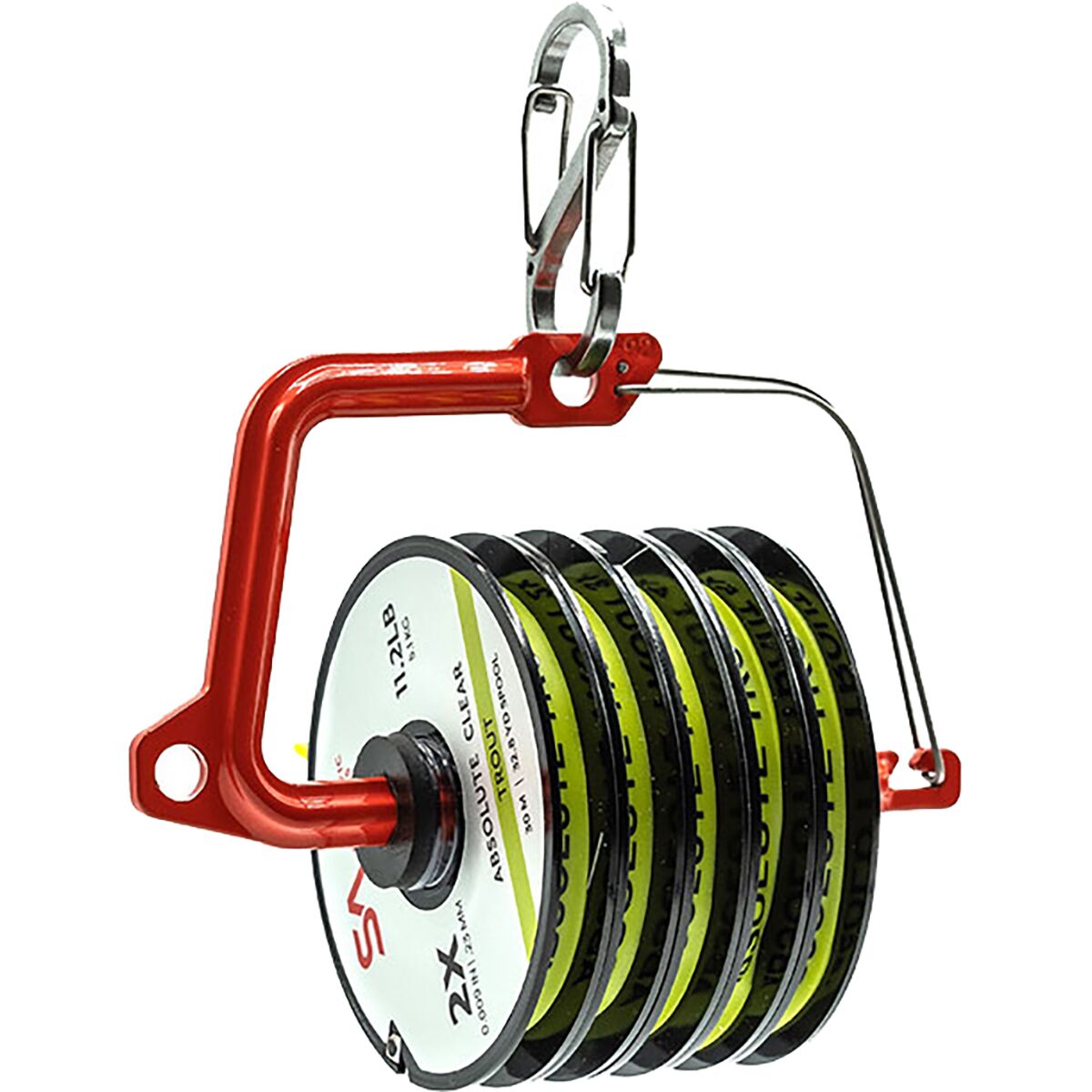 Image of Scientific Anglers 30m Trout Loaded Switch Tippet Holder Clear, 6X-2X - (Preloaded Switch Tippet Holder)