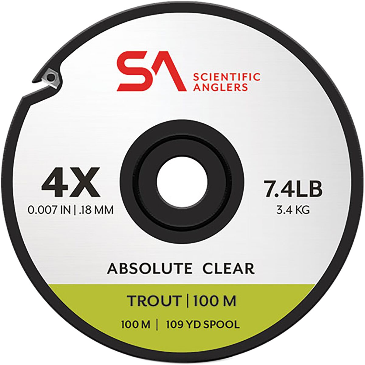 Scientific Anglers Scientific Anglers Absolute Trout Tippet - 100m Clear, 3X