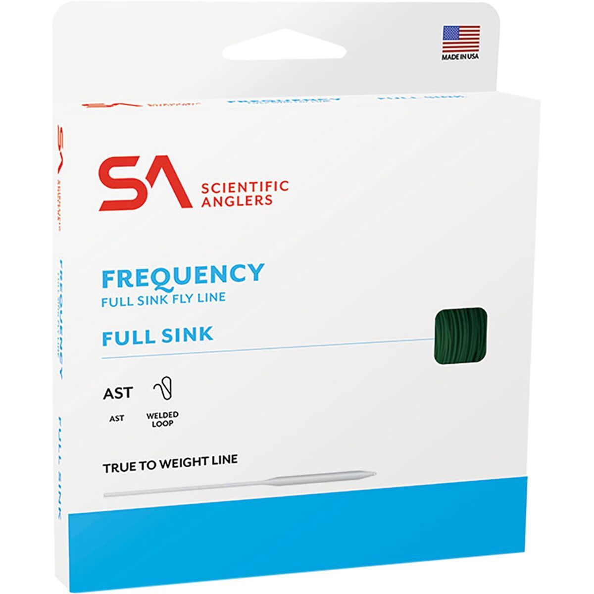 Scientific Anglers Frequency Full Sink Dark Green, Sink 3 WF-7-S