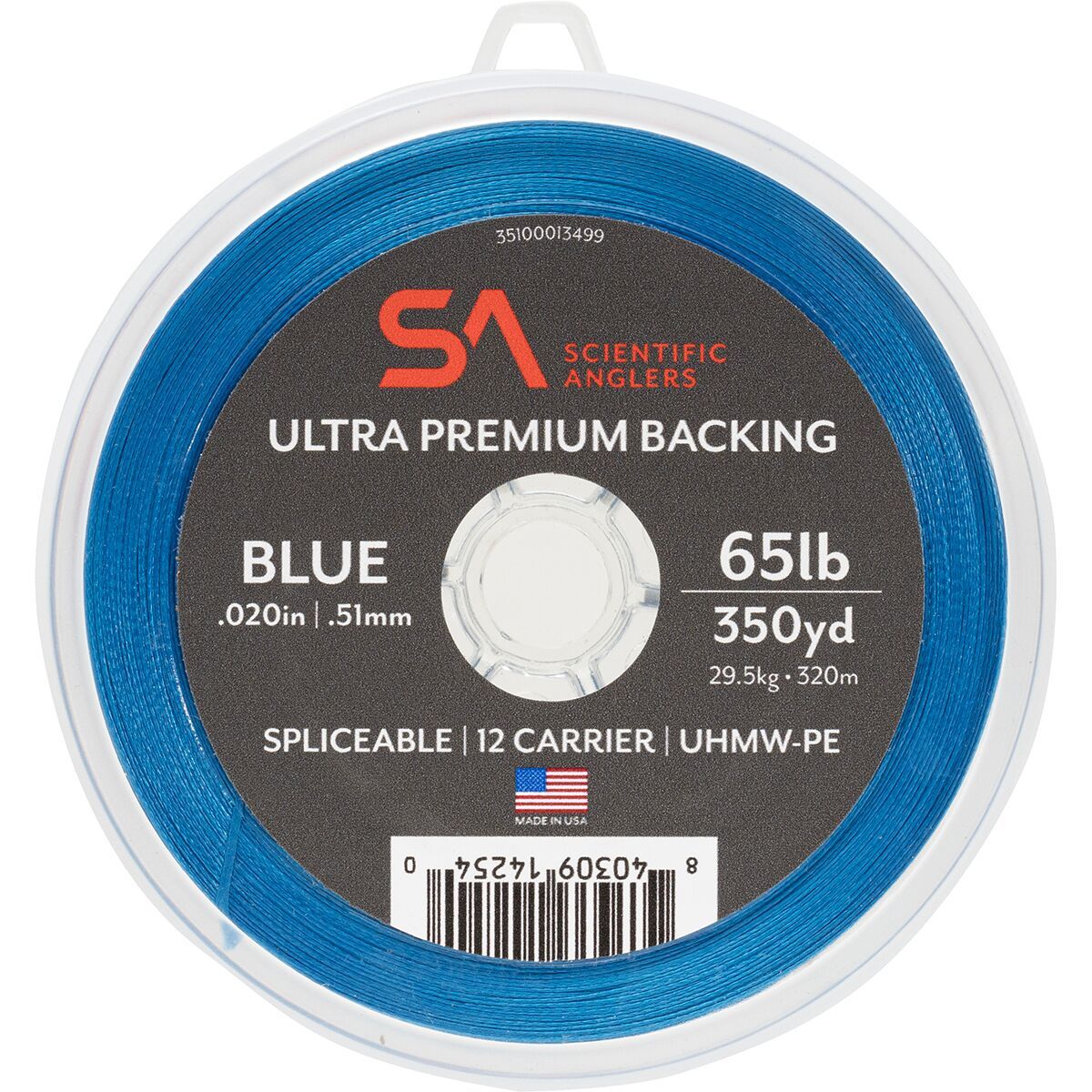 Image of Scientific Anglers Ultra Premium Spliceable Backing 65# 350 Yd Blue, One Size