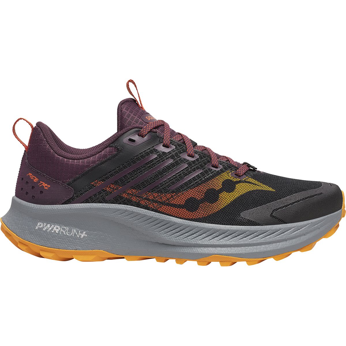 Image of Saucony Ride TR 2 Trail Shoe - Men's Black/Autumn, 12.0