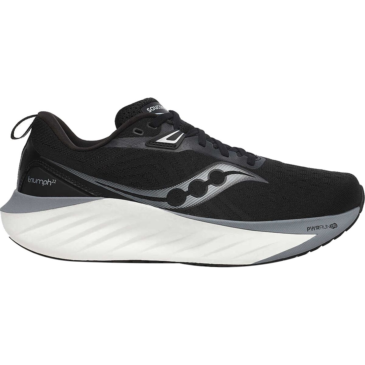 Saucony Saucony Triumph 22 Running Shoe - Men's Black/White, 10.5