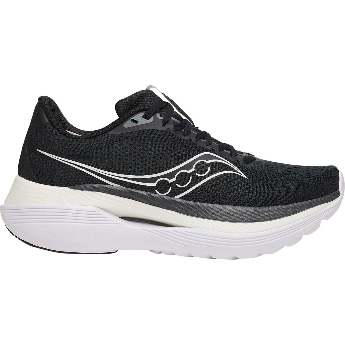 Image of Saucony Endorphin Trainer Running Shoe - Women's Black/White, 7.0