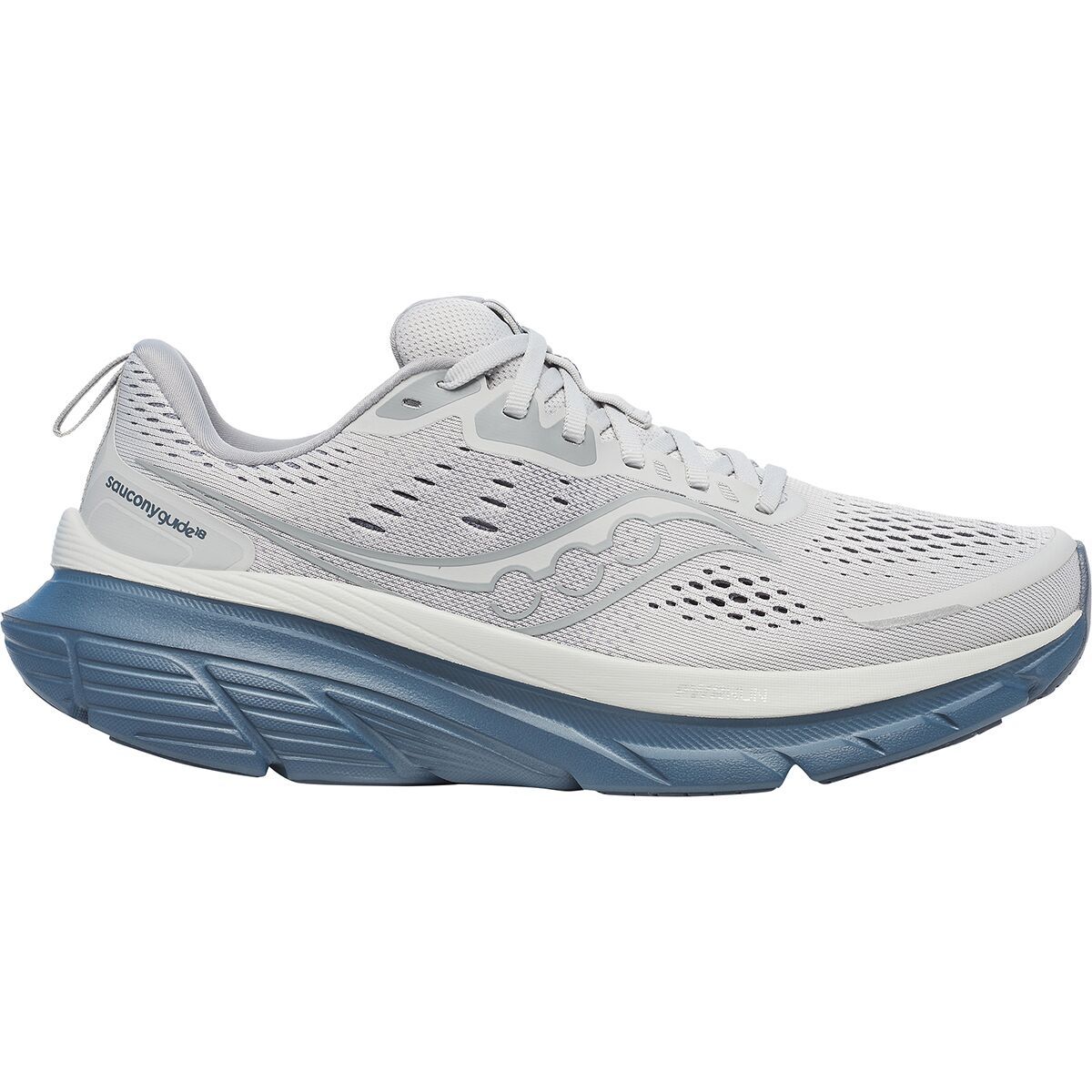 Image of Saucony Guide 18 Running Shoe - Men's Fossil/Dusk, 10.0