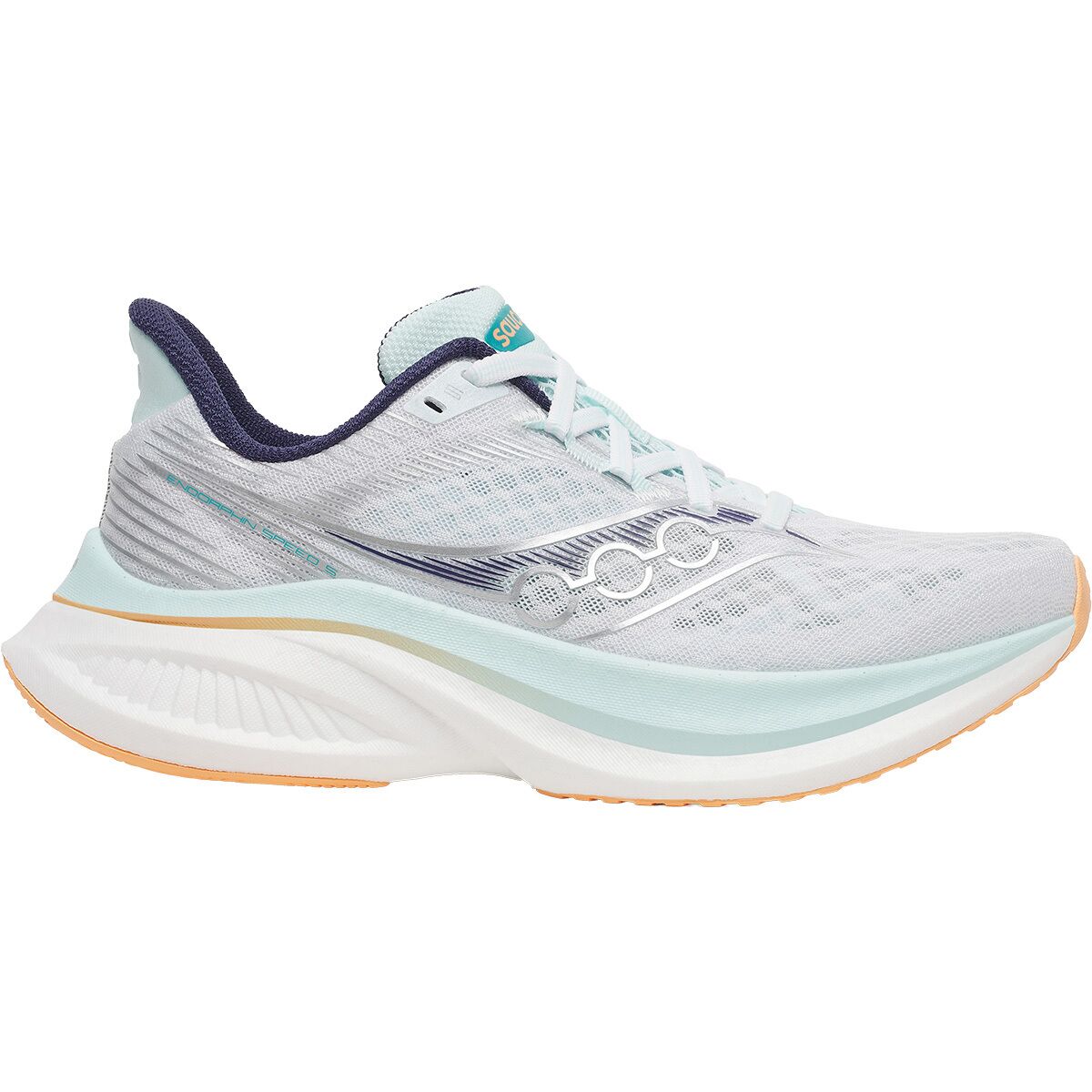 Image of Saucony Endorphin Speed 5 Running Shoe - Women's White/Spa, 6.0