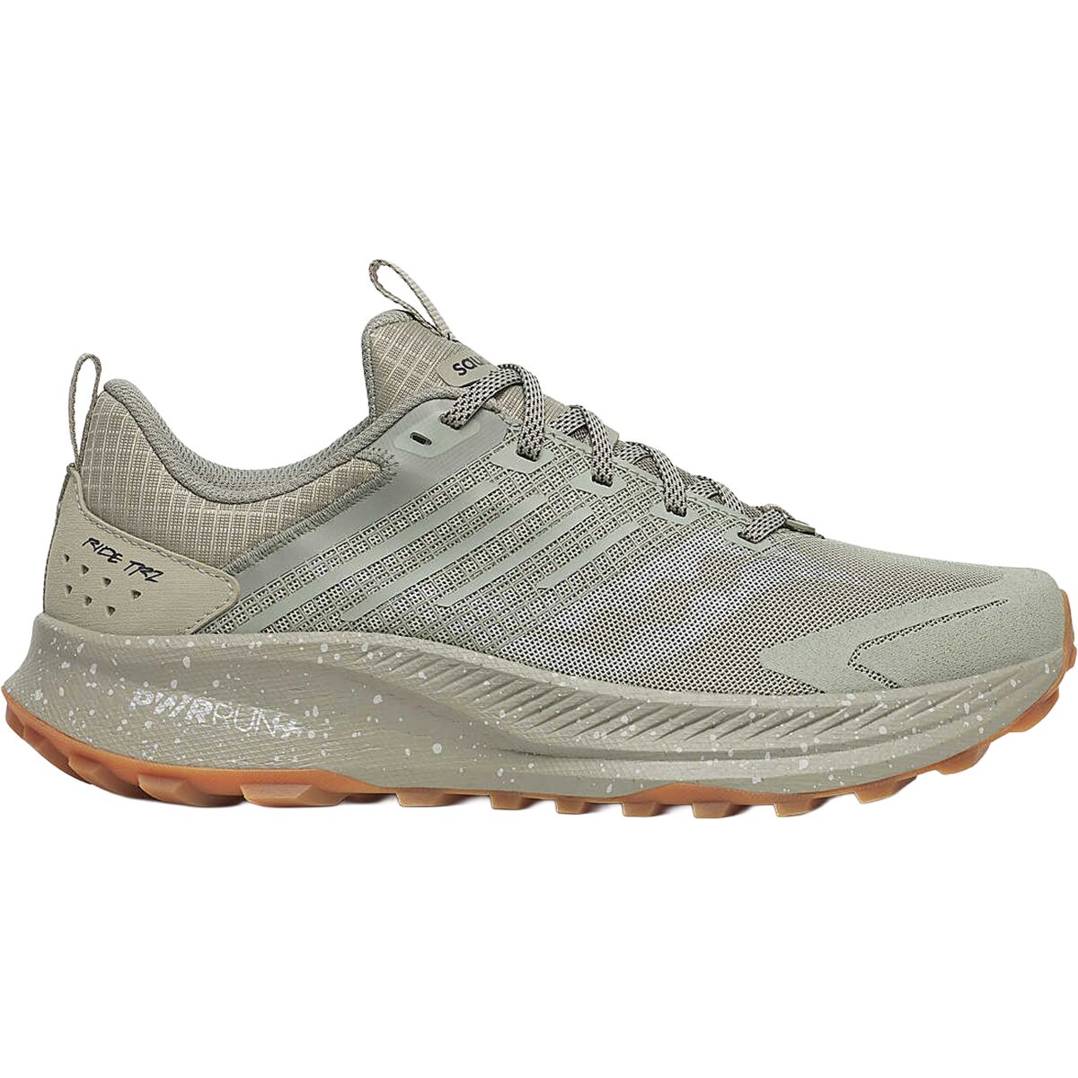 Image of Saucony Ride TR2 Trail Running Shoe - Men's Birch/Silver, 9.0