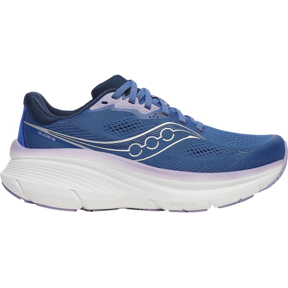 Image of Saucony Guide 19 Running Shoe - Women's Sail/Orchid, 8.0