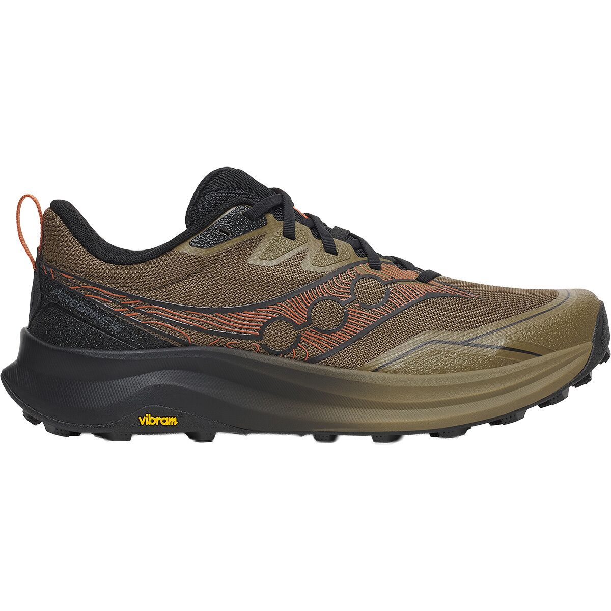Image of Saucony Peregrine 16 Trail Running Shoe - Men's Field/Black, 9.0
