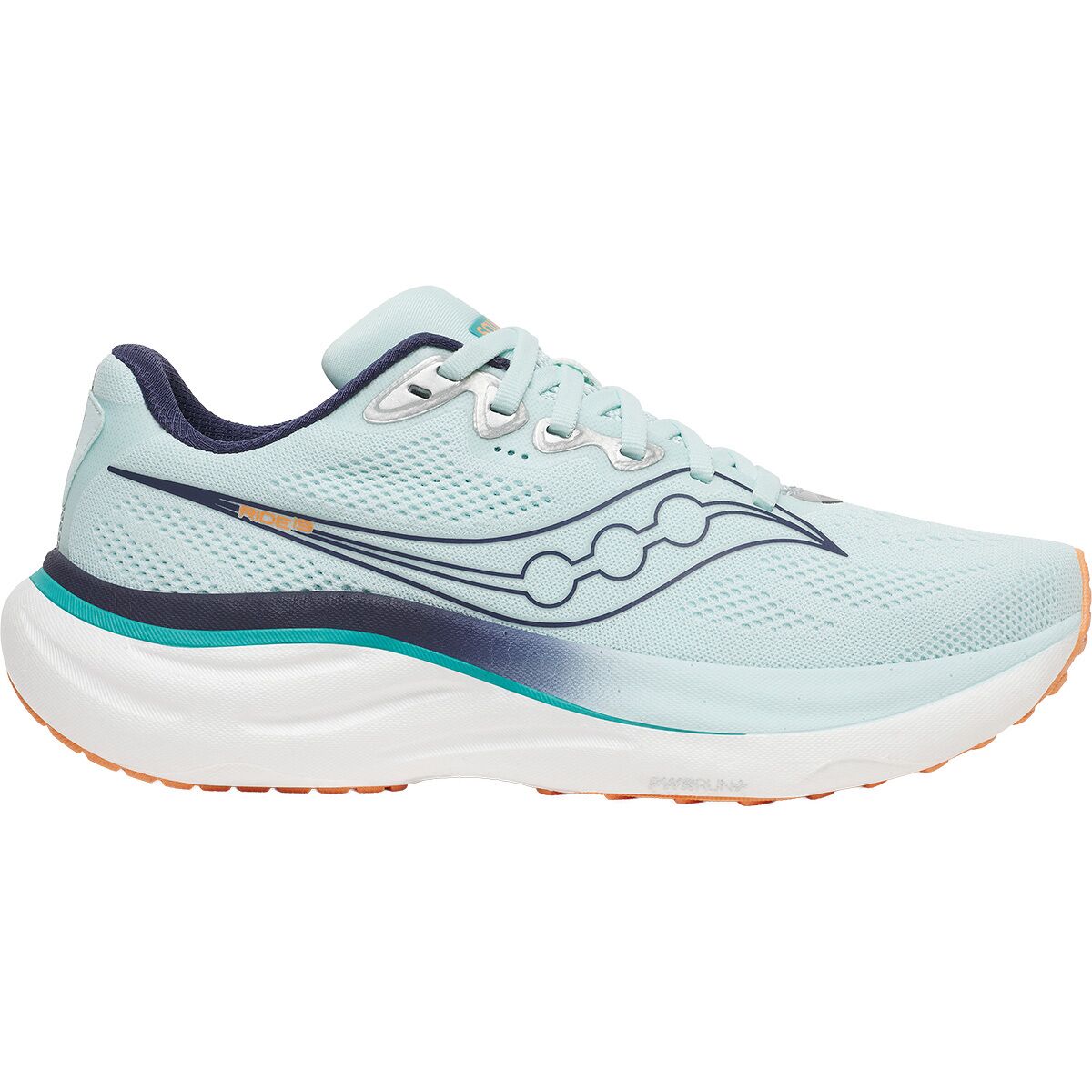 Image of Saucony Ride 19 Running Shoe - Women's Spa/Naval, 8.5